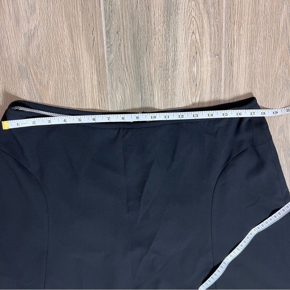 Calvin Klein Skirt Swing Size 14 Lined Business Fit Flare Black Plus Suit - Picture 12 of 13
